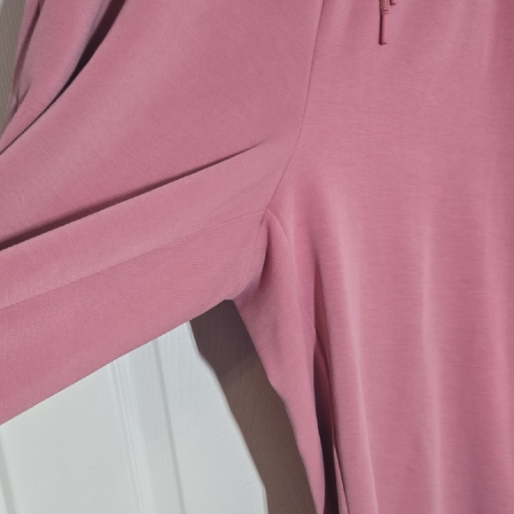 Athleta Dusty Pink Relaxed Athletic Pants Pockets 1X - Picture 5 of 9